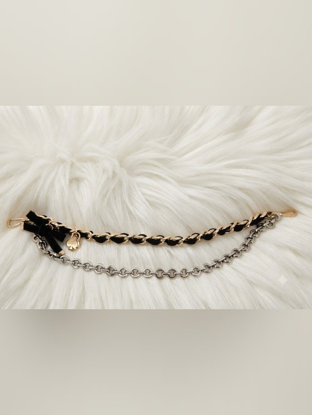 Kate Spade Mixed Metal Swag Chain Charm